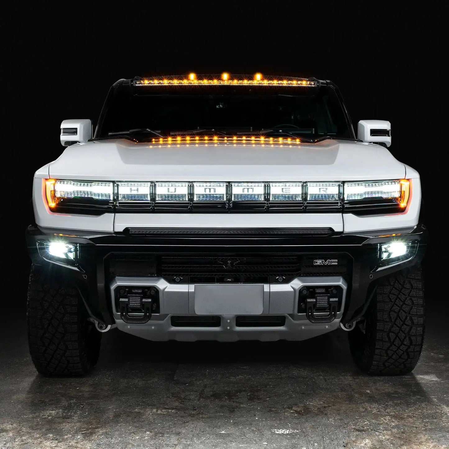 2022-2025 Hummer EV 50" Roof Mount Curved Light Bar w/ Brackets