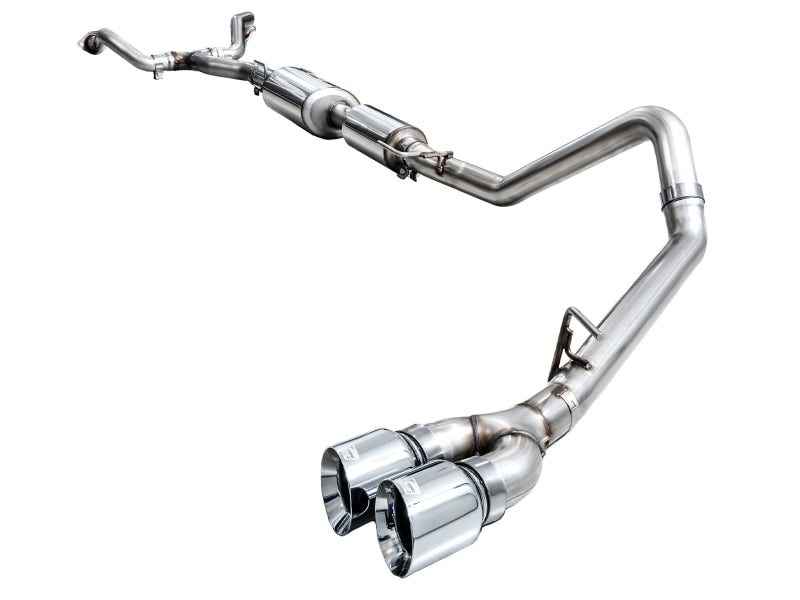 AWE Tuning AWE 0FG Exhaust for 3rd Gen Toyota Tundra - Dual Chrome Silver Tips 3015-32063