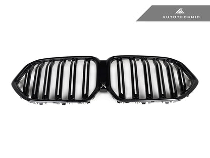 AutoTecknic Dual-Slats Gloss Black Front Grille - G06 X6 LCI