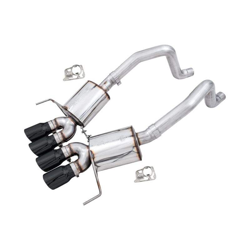 AWE Tuning 14-19 Chevy Corvette C7 Z06/ZR1 Touring Edition Axle-Back Exhaust w/Black Tips