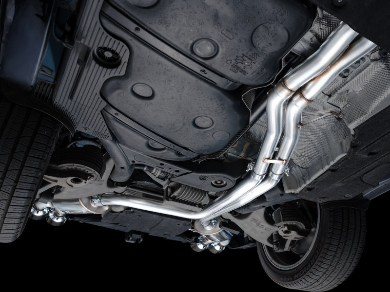 AWE Tuning 19-21 Porsche Macan 3.0T/2.9TT Touring Edition Catback Exhaust w/ Chrome Silver Tips 3015-42951