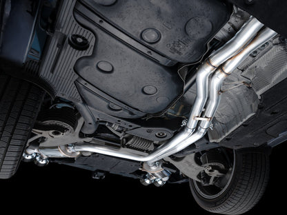 AWE Tuning 19-21 Porsche Macan 3.0T/2.9TT Touring Edition Catback Exhaust w/ Chrome Silver Tips 3015-42951