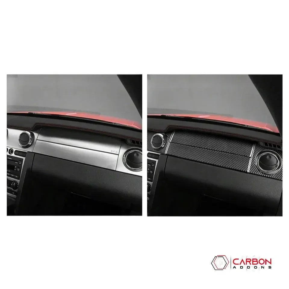  Real Carbon Fiber Dash Overlay Mustang 2005-2009