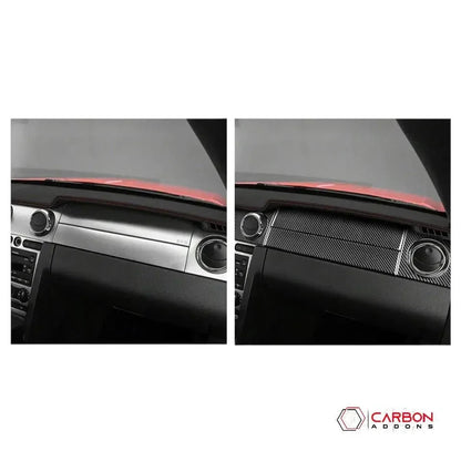 Real Carbon Fiber Dash Overlay Mustang 2005-2009