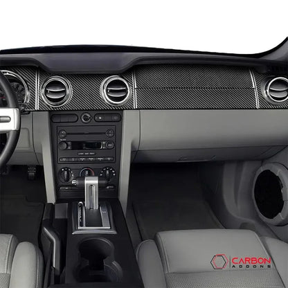  Real Carbon Fiber Dash Overlay Mustang 2005-2009