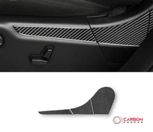 [6pcs] Real Carbon Fiber Front Seat Side Trim Overlay for 2011-2020 Dodge Durango