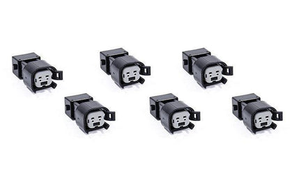 6x USCAR EV6 & EV14 Female to EV1 Male Fuel Injector Connectors Adapters VW AUDI