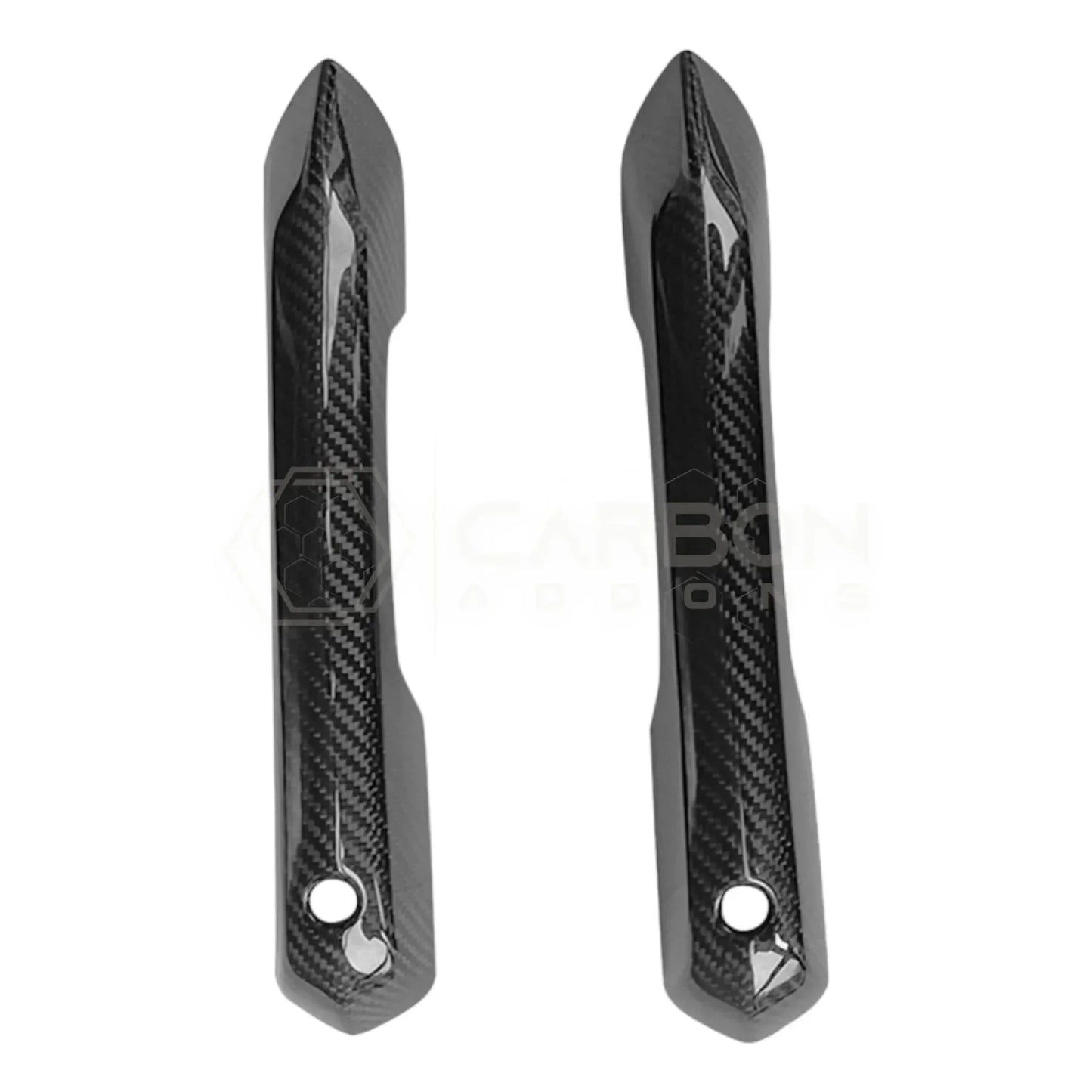 Real Carbon Fiber Exterior Door Handle Covers for 2024+ Ford Mustang