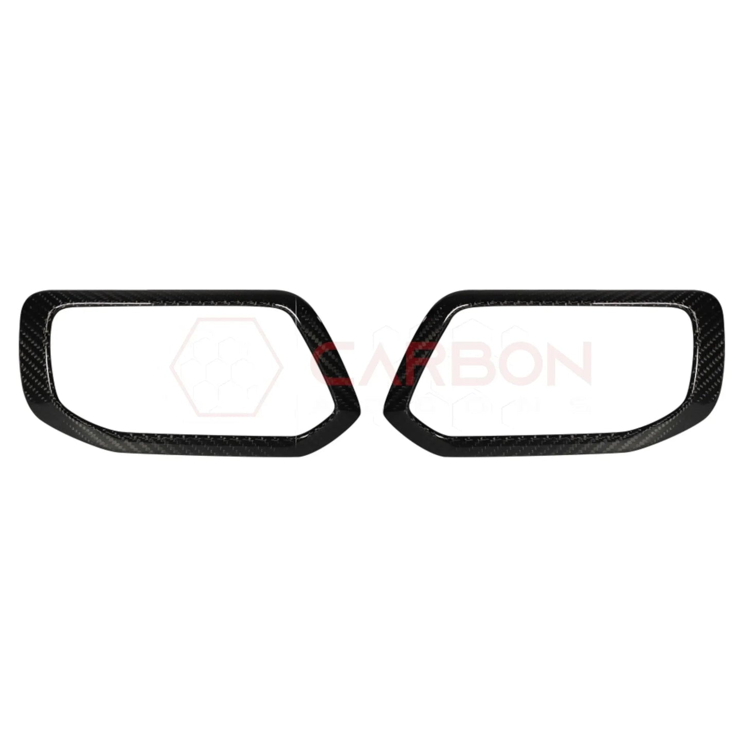 Real Carbon Fiber Interior Door Handle Trim Covers For 2021+ Ford Bronco