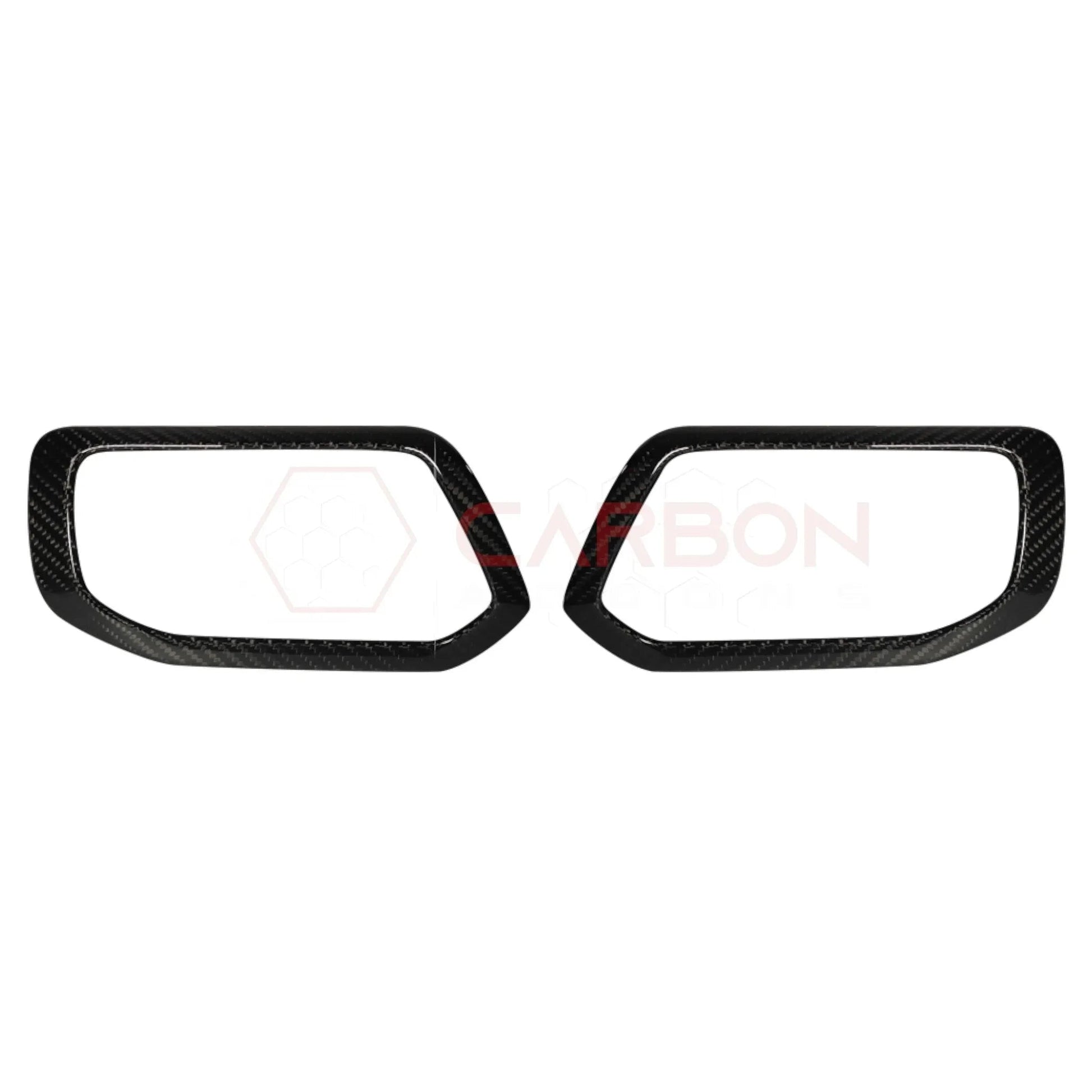 Real Carbon Fiber Interior Door Handle Trim Covers For 2021+ Ford Bronco