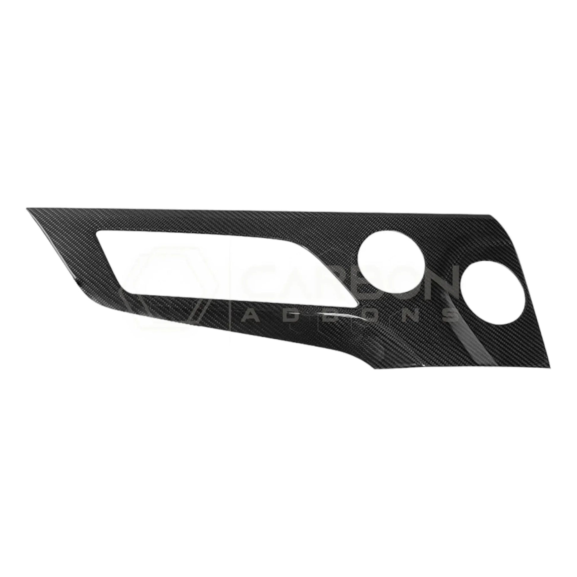 Real Carbon Fiber Door Handle & Speaker Panel Trim Covers for 2024+ Ford Mustang
