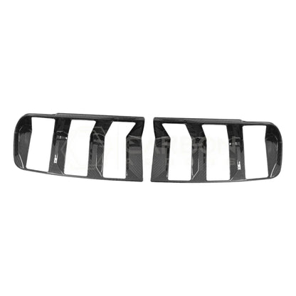 Real Carbon Fiber Taillight Trim Covers for 2024+ Ford Mustang