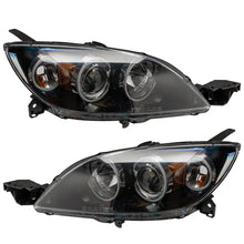ORACLE Lighting 2004-2009 Mazda 3 Pre-Assembled Halo Headlights - Hatchback/Halogen Style