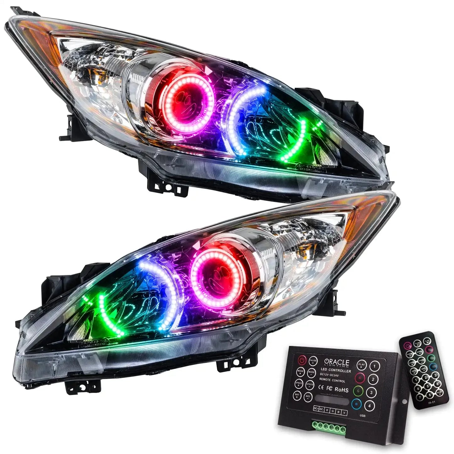 ORACLE Lighting 2010-2013 Mazda 3 Pre-Assembled Headlights - Halogen