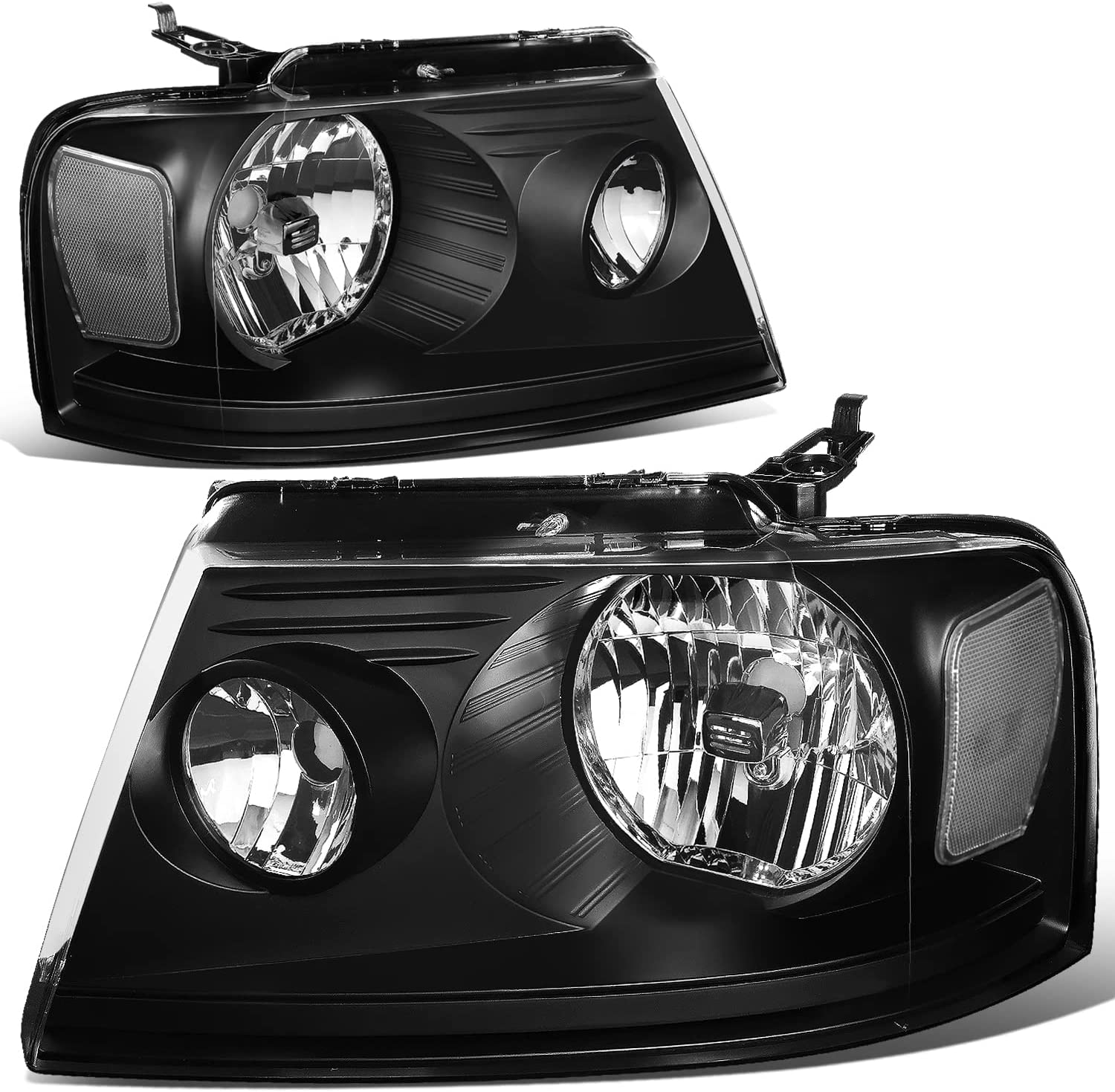 Dna Motoring Hlohf1504cham Headlight Assembly Driver And Passenger Side
