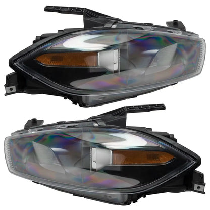 ORACLE Lighting 2013-2014 Dodge Dart Pre-Assembled Headlights - Black Housing (HID Style)