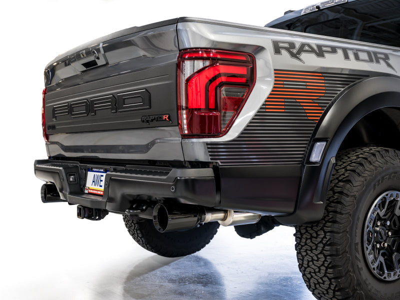 AWE Tuning AWE Gen 3 Raptor R SwitchPath Exhaust - Diamond Black Tips 3025-33852