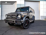 AutoTecknic Carbon Fiber Front Bumper Bull Bar Cover - Mercedes-Benz W463 G-Class