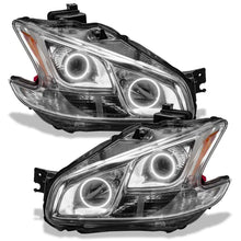 ORACLE Lighting 2009-2014 Nissan Maxima Pre-Assembled Halo Headlights-Non HID-CHROME Housing