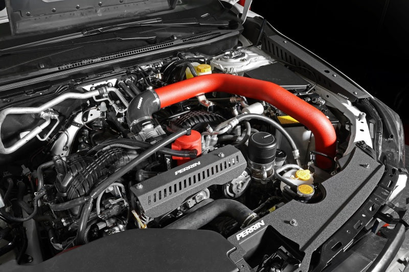Perrin [22-25 WRX] Front Mount Intercooler Kit | Red Tubes & Silver Core | PSP-ITR-441SL/RD