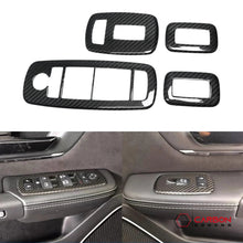 2019+ RAM 1500/TRX/RHO Interior Window Switch Trim Hard Carbon Fiber Cover