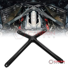 Carbon Fiber Engine Bay X-Brace for Corvette C8 Coupe Stingray Z51 (2020–2026)