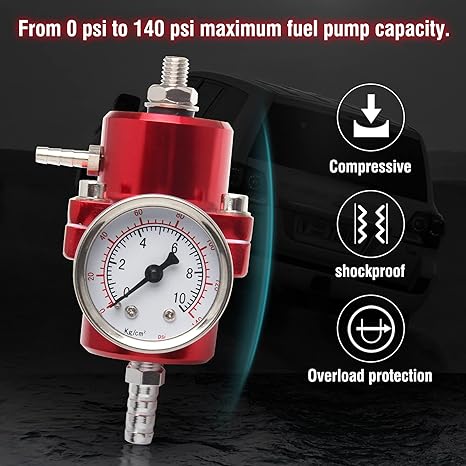 Megan Racing 3:1 Fuel Pressure Regular Red V2