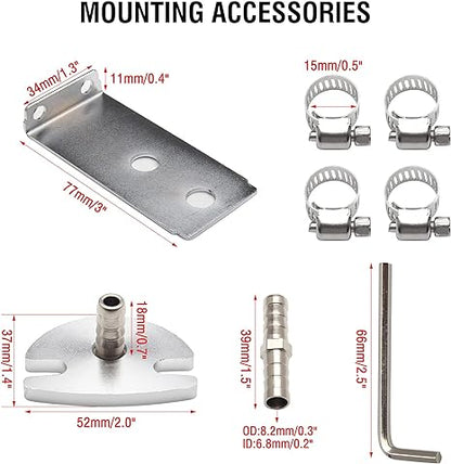 Megan Racing 3:1 Fuel Pressure Regular Silver V2