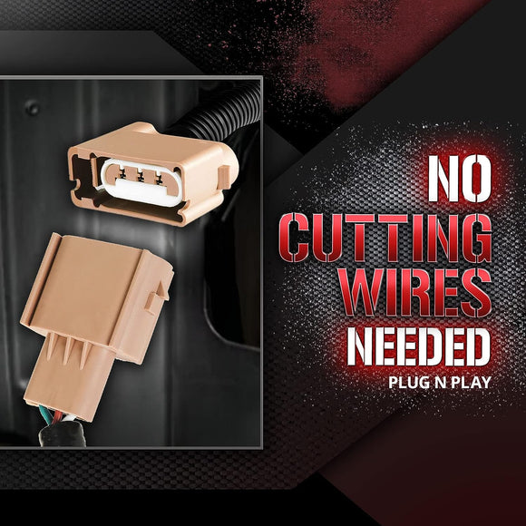 Ford F150 Tailgate LED Light Bar Bundle: Redline Parlux LED Tailgate Light Bar with F150 Quick Connect Harness Kit