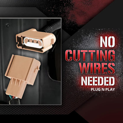 Ford F150 Tailgate LED Light Bar Bundle: Redline Parlux LED Tailgate Light Bar with F150 Quick Connect Harness Kit