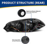Autosaver88 Headlights Assembly Pair Compatible With 0613 Chevrolet Impala 1416 Chevy Limited 06 07 Monte Carlo Headlamp Replacement Chrome Housing Reflector A Clear Lens Oe