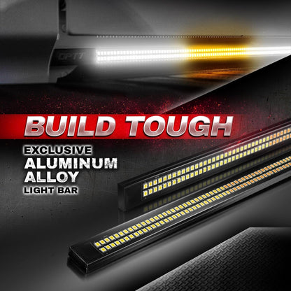 60-Inch Double Row LED Tailgate Warning Light Bar