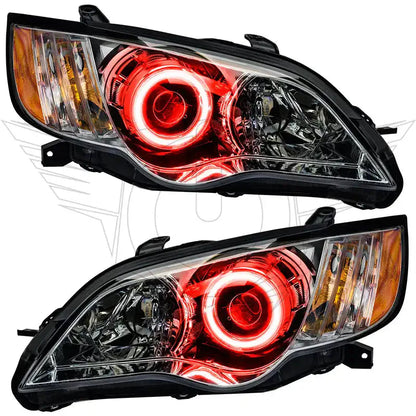 2008-2009 Subaru Legacy Pre-Assembled Headlights - Chrome