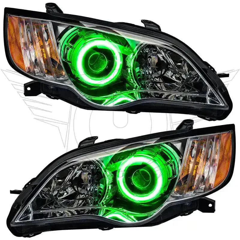 2008-2009 Subaru Legacy Pre-Assembled Headlights - Chrome