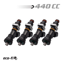 BLOX Racing Eco-Fi Street Injectors 440cc/min w/1/2in Adapter Honda B/D/H Series (Set of 4) BXEF-06514.11-440-4