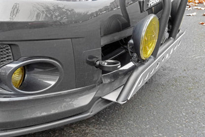 PERRIN [08-14 WRX/STI] Tow Hook Kit Front Flat - Black | PSP-BDY-231BK