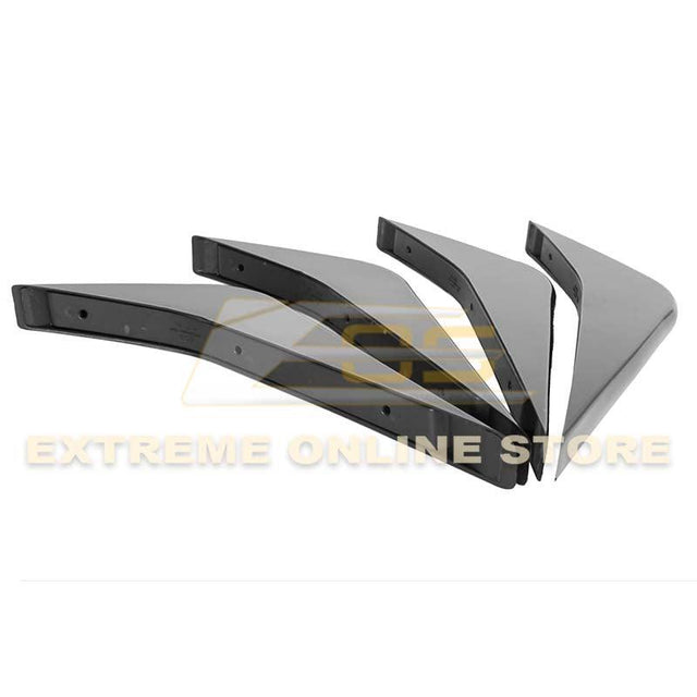 Corvette C7 Rear Bumper Diffuser Fins