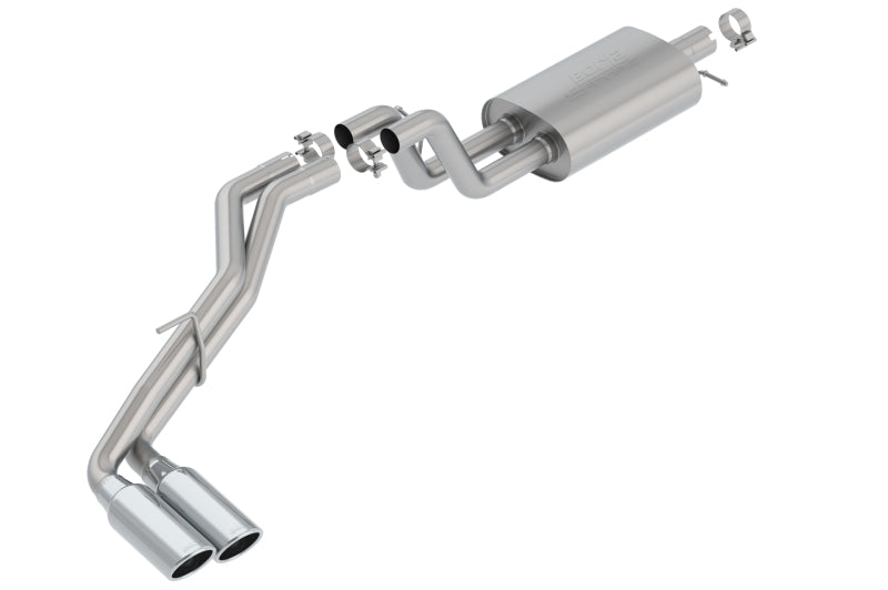 Borla 2019 Ford Ranger XL/XLT/Lariat 2.3L 2/4WD WB S-Type Catback Exhaust w/ Dual Chrome Tips