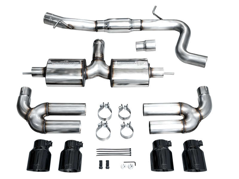 AWE Tuning AWE 22-24 Audi 8Y S3 Touring Edition Exhaust - Diamond Black Tips 3015-43897