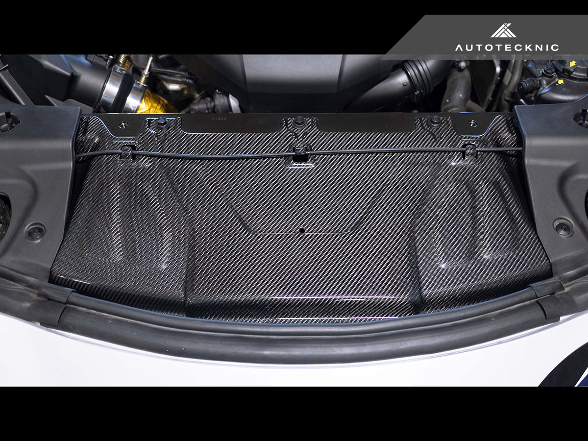 AutoTecknic Dry Carbon Fiber Cooling Shroud - A90 Supra