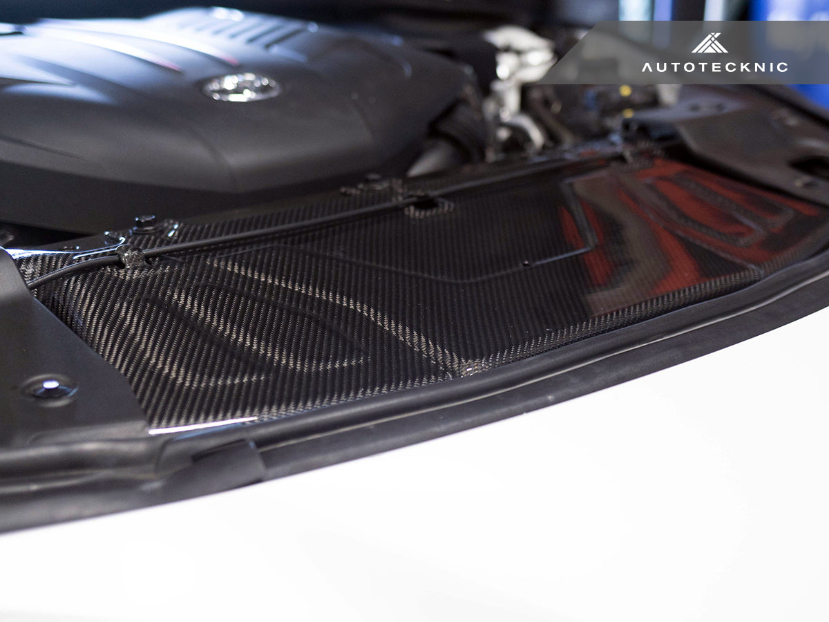 AutoTecknic Dry Carbon Fiber Cooling Shroud - A90 Supra