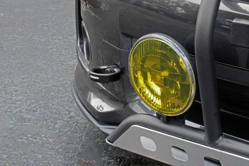 PERRIN [08-14 WRX/STI] Tow Hook Kit Front Flat - Black | PSP-BDY-231BK