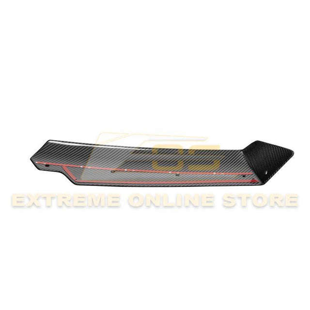 Chevrolet Corvette C7 Carbon Fiber Rear Spoiler Side Winglets