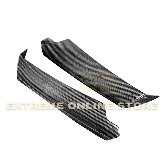 Chevrolet Corvette C7 Carbon Fiber Rear Spoiler Side Winglets