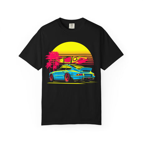 Retro Porsche Sunset T-Shirt – Air-Cooled Dreams Edition