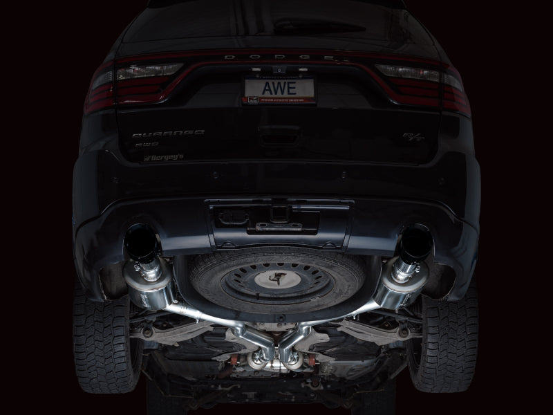 AWE Tuning 11-24 Dodge Durango 5.7L Touring Edition Exhaust w/ Diamond Black Tips 3015-33575