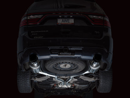 AWE Tuning 11-24 Dodge Durango 5.7L Touring Edition Exhaust w/ Diamond Black Tips 3015-33575