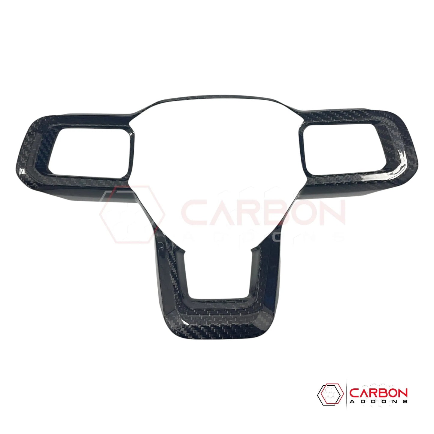 2024+ S650 Mustang Hard Carbon Fiber Steering Wheel Trim Covers