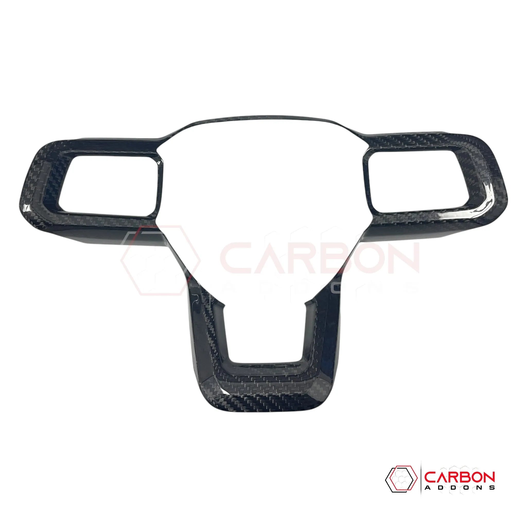 2024+ S650 Mustang Hard Carbon Fiber Steering Wheel Trim Covers