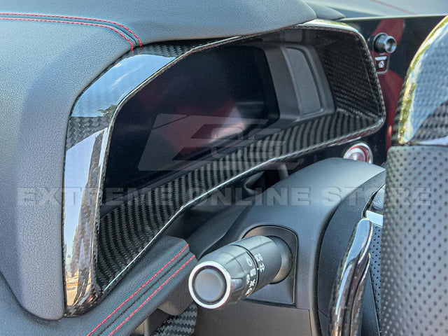 Chevrolet Corvette C8 Carbon Fiber Gauge Cluster Cover